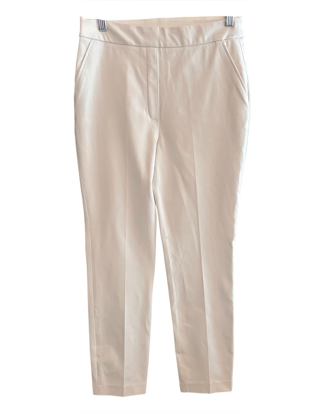 SPANX The Perfect Pant White Ankle Skinny Pull-On Shaping Pants Size M